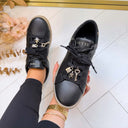 GUESS CHARM LOGO SNEAKER FLFJA2ELE12 - BLACK