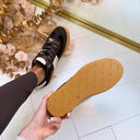 GUESS VELVET SNEAKER FLFN2AFAB12 - BROWN