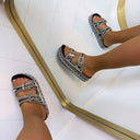 *SALE* HENNA SLIPPER LX9633 - BLACK