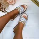 *SALE* PRETTY DETAIL SLIPPER GQ8-079 - BLUE