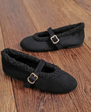 ANNE FRINGE SLIPPER AQ212 - BROWN