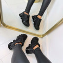 *SALE* NIKKI SNEAKER F-1007 - BLACK