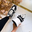 BUFFALO YUNO SNEAKER 18478 - BLACK/WHITE
