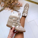 STEVE MADDEN MAVIS WEDGE 5696 - SAND SUEDE