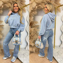 GUESS YAYOI HOODIE SWEATER V6RQ03KD761