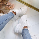 STEVE MADDEN POSSESSION-E SNEAKER 0033 - WHITE