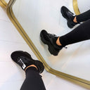 STEVE MADDEN MATCH-E SNEAKER 4643 - BLACK/BLACK**