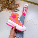 PLATEAU-DETAIL-SNEAKER LS-680 LEOPARD