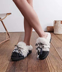 STRIKJES PANTOFFEL LT33-96 - BLACK