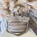 FURRY SHOPPING BAG EC60317 - MUD