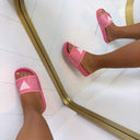 GUESS SPARK BEACH SLIPPER E6GZ16BB00F - FK0H PEACH