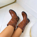 GESPY BOOT DES661 - CAMEL/PU