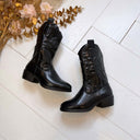 BOTTE COWBOY T2009P - NOIR/PU