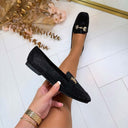 ANNE FRINGE SLIPPER AQ212 - BROWN