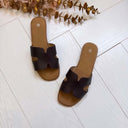 **LAATSTE MAAT 36** RIHANNA SLIPPER GH6-013 - COFFEE
