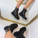 *ACTIE* ZIPPER BOOT DES657 - BLACK
