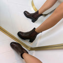 ELINE HAKBOOT DES620P - BRAUN/PU