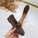 MOCASSINS À NŒUDS 68-421 - MARRON