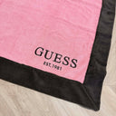 GUESS BEACH 1981 TOWEL E5GZ15KCDM0 -G67Q BROWN/PINK