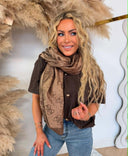 GUESS LINDSEY JACQUD KEFIAH SCARF AW5526VIS03 - BNL
