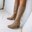 BOTTINES CILLA À TALONS 00-011 - KAKI