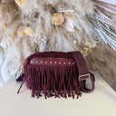 FRINGE BAG EC60313 - WINE/RED