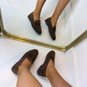 MOCASSINS À NŒUDS 68-421 - MARRON