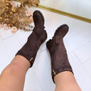 VEGAS SUEDINE STIEFEL DES8076 - KHAKI/SUE