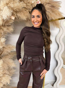 UNIQUE THE LABEL SARA BODYSUIT BRAUN
