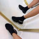STEVE MADDEN PRODIGY SNEAKER 2214 - BLACK/BLACK