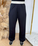 GUESS BRUNELLA WIDE LEG PANTS V6BB12K6333 - BLACK