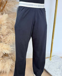 GUESS BRUNELLA WIDE LEG PANTS V6BB12K6333 - BLACK