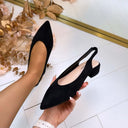 SUEDINE HAKJE AQ215 - BLACK