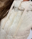 GUESS DAISY LOGO BODYWARMER W6BL53W4182 - G012 OFFWHITE