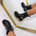 GUESS 4G CHAIN BOOT FLFYAZELE10 - BLACK