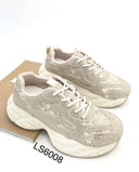 SPARKLY SNEAKER LS6008 - BEIGE
