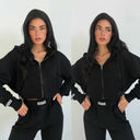 UNIQUE THE LABEL MOLLY VEST DEEP BLACK