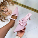 BOW HEEL SQC-260 - PINK