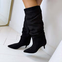 NOUVELLE BOTTE SUEDINE 2512 - NOIR