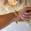 SWIRL ARMBAND SS-0029 - GOLD