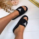 GUESS SPARK BEACH SLIPPER E6GZ16BB00F - JBLK BLACK