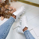 NIKKI SNEAKER F-1007 - WEISS