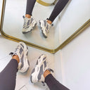 STEVE MADDEN POSSESSION-E SNEAKER 0033 - BONE/GREY
