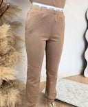 GUESS SOFIA CUFFED PANTS O5RB01KC031 - A14P TAUPE