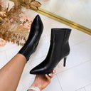CLASSIC HEEL DES610 - SCHWARZ/PU