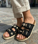 NEUER GESP SLIPPER 20-393 - SCHWARZ