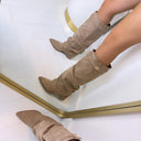 DAISY STIELSTIEFEL MIT ABSATZ DES8528 - BROWN/PU