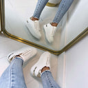 ZIP SNEAKER EV-566 - WHITE