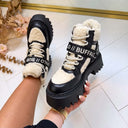 BUFFALO ASPEN COM BOOT 18593 - BLACK/CREAM