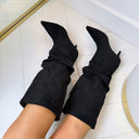 NOUVELLE BOTTE SUEDINE 2512 - NOIR